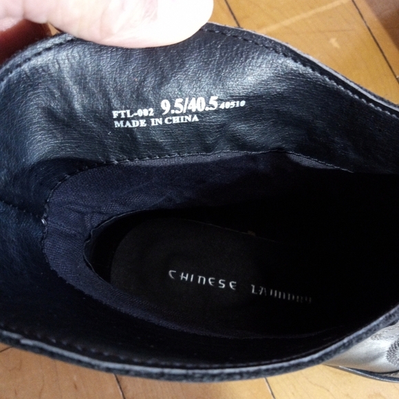 Chinese Laundry Fiona Black Western Ankle Boots with Pointed Toe and Medium Heel - Picture 7 of 11